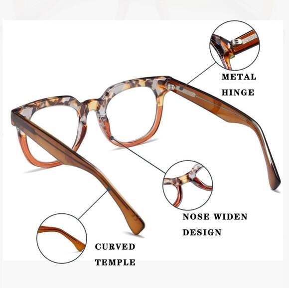 NWT 3pcs. +3.50 Quality Fun Reading Glasses Tortoiseshell/Ombre Blue/Brown/Green - Picture 13 of 16